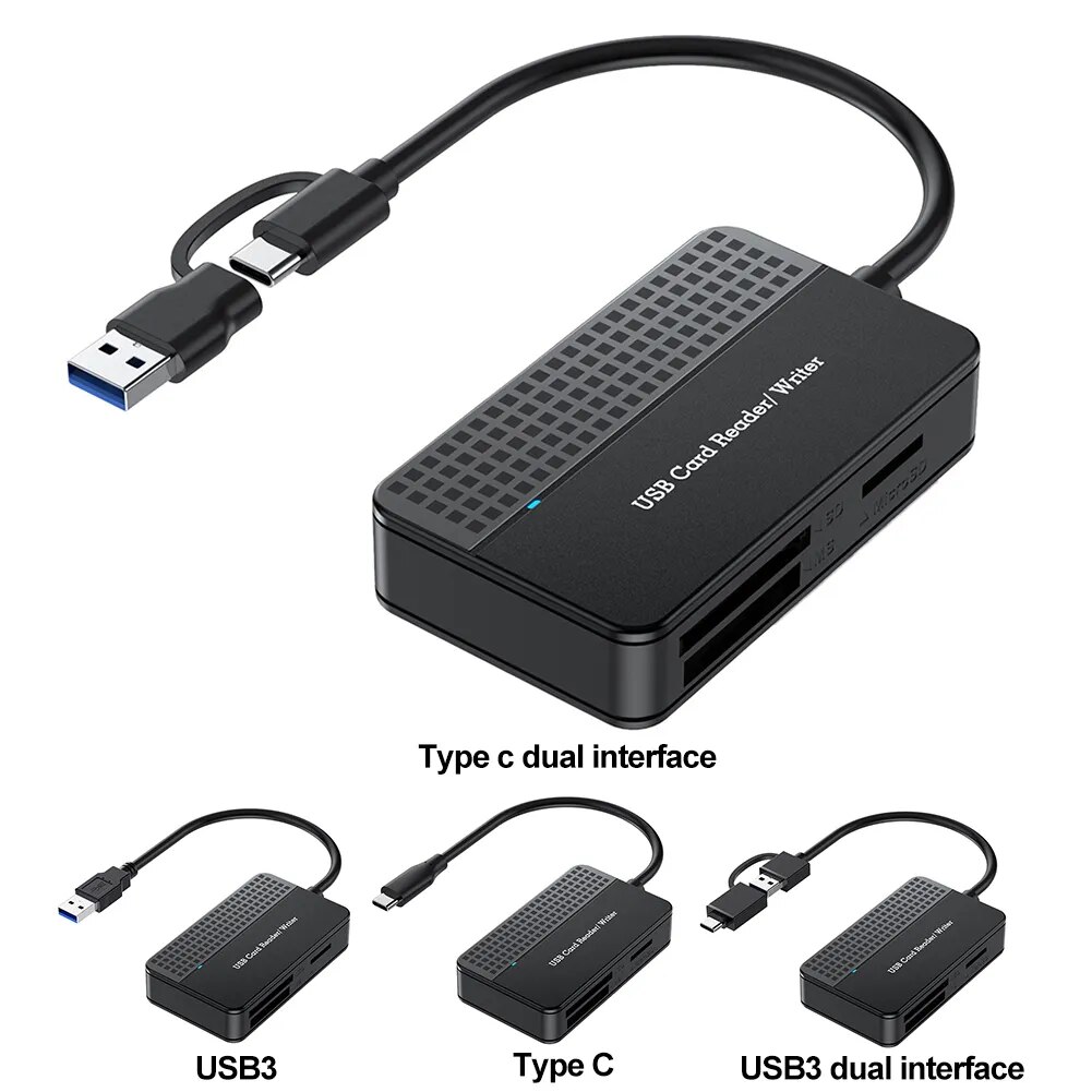USB 3.0 CŸ ޸ Ʈ ī , Ʈ PC, 15cm ̺, SD TF CF MS Ʈ ÷ ī ̺ , 4 in 1